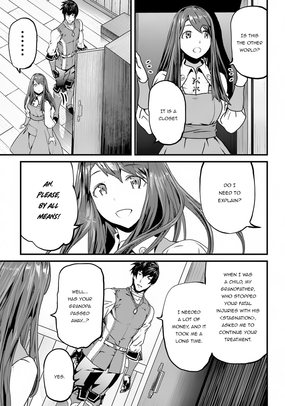 Yakudatazu Skill ni Jinsei o Sosogikomi 25-nen, Imasara Saikyou no Boukentan Midori Kashi no Akira Gloomy days and the unmoving housemate 第44页