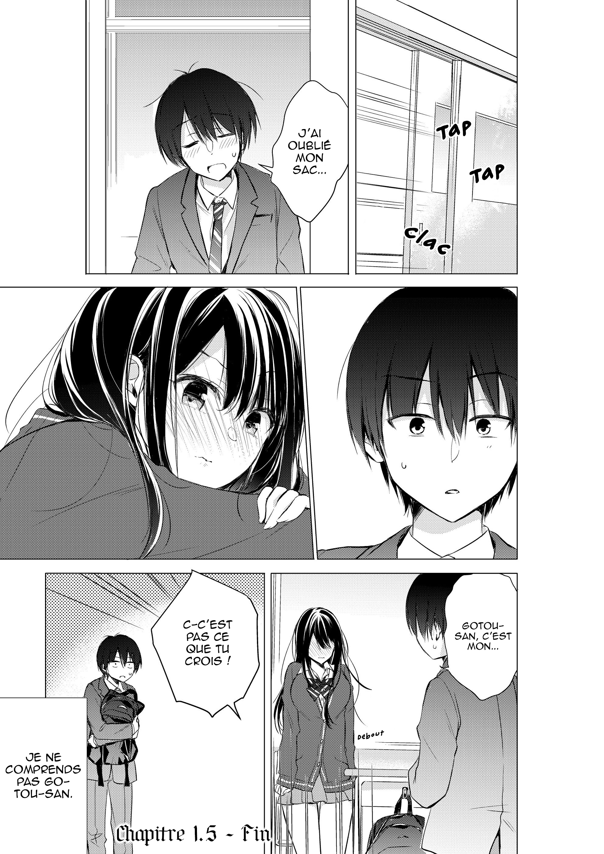 Gotou-san wa Furimukasetai! Extra : L'incident après les cours 第3页