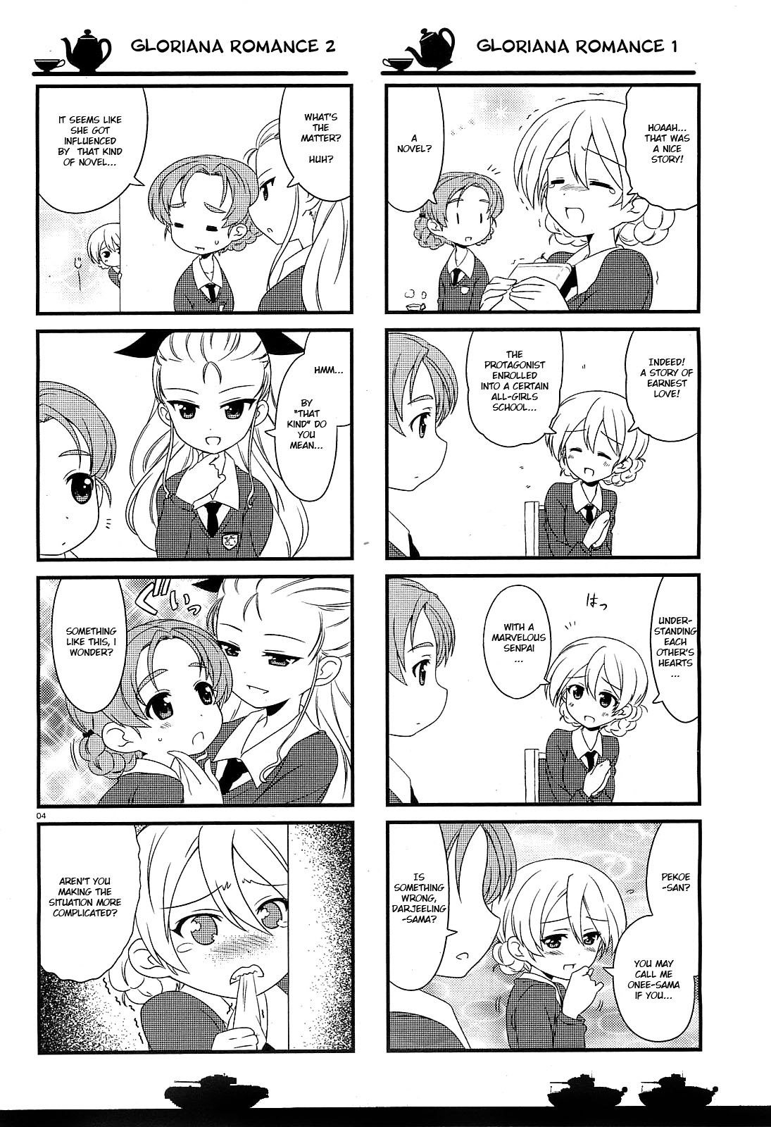 GIRLS und PANZER - Motto Love Love Sakusen desu! It's "The Teatime of Gloriana"! 第4页