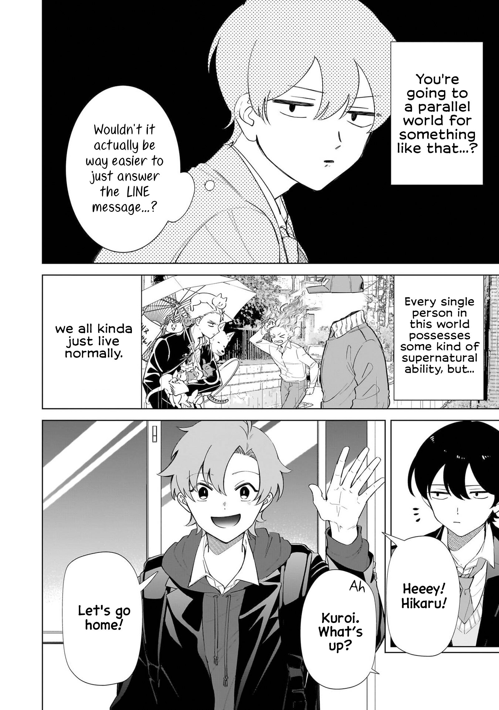 Shiretto Sugee Koto Itteru Gal. - Shiritsu Paranomaru Koukou no Nichijou Casually going to parallel worlds kinda deal 第3页