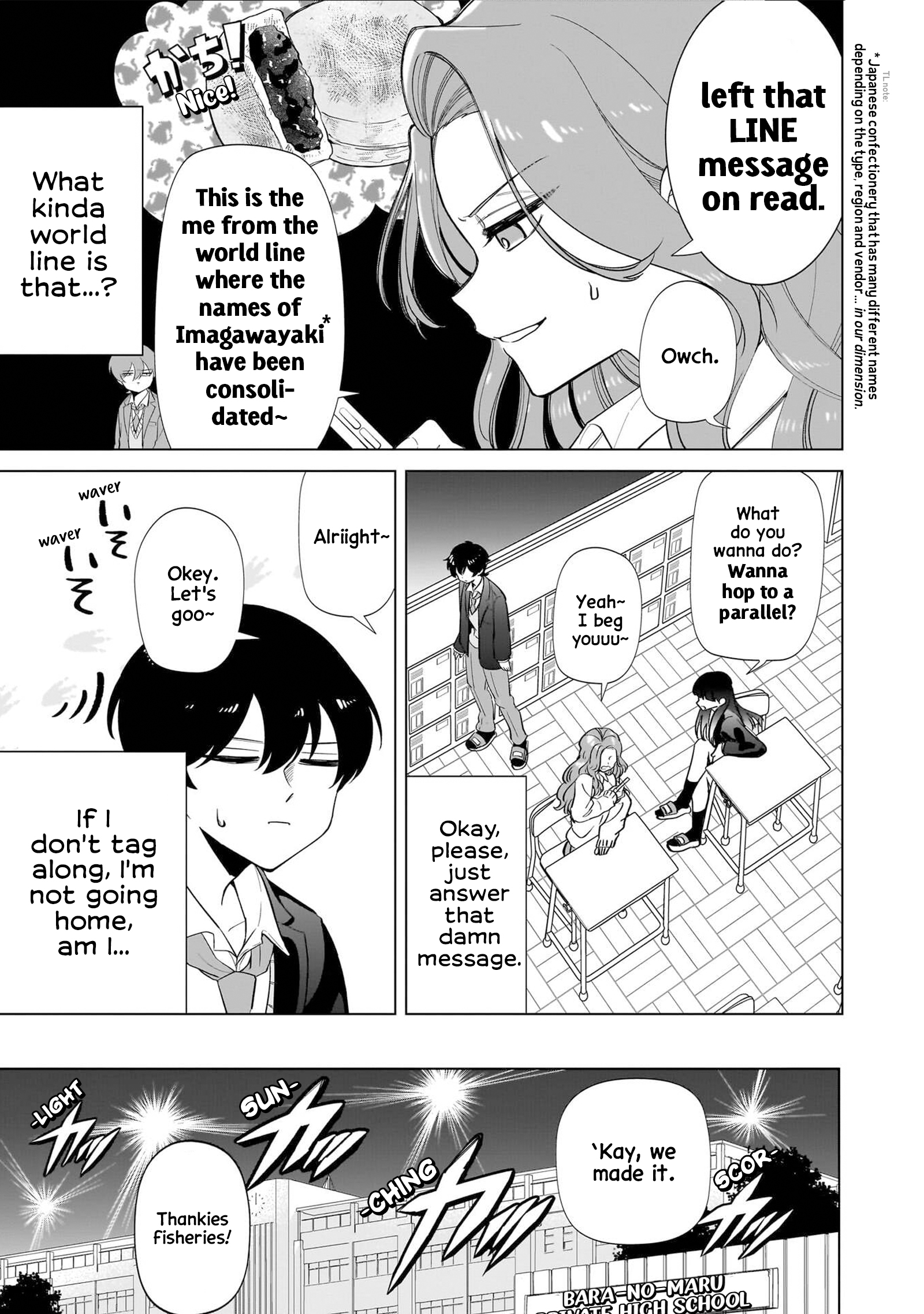 Shiretto Sugee Koto Itteru Gal. - Shiritsu Paranomaru Koukou no Nichijou Casually going to parallel worlds kinda deal 第6页