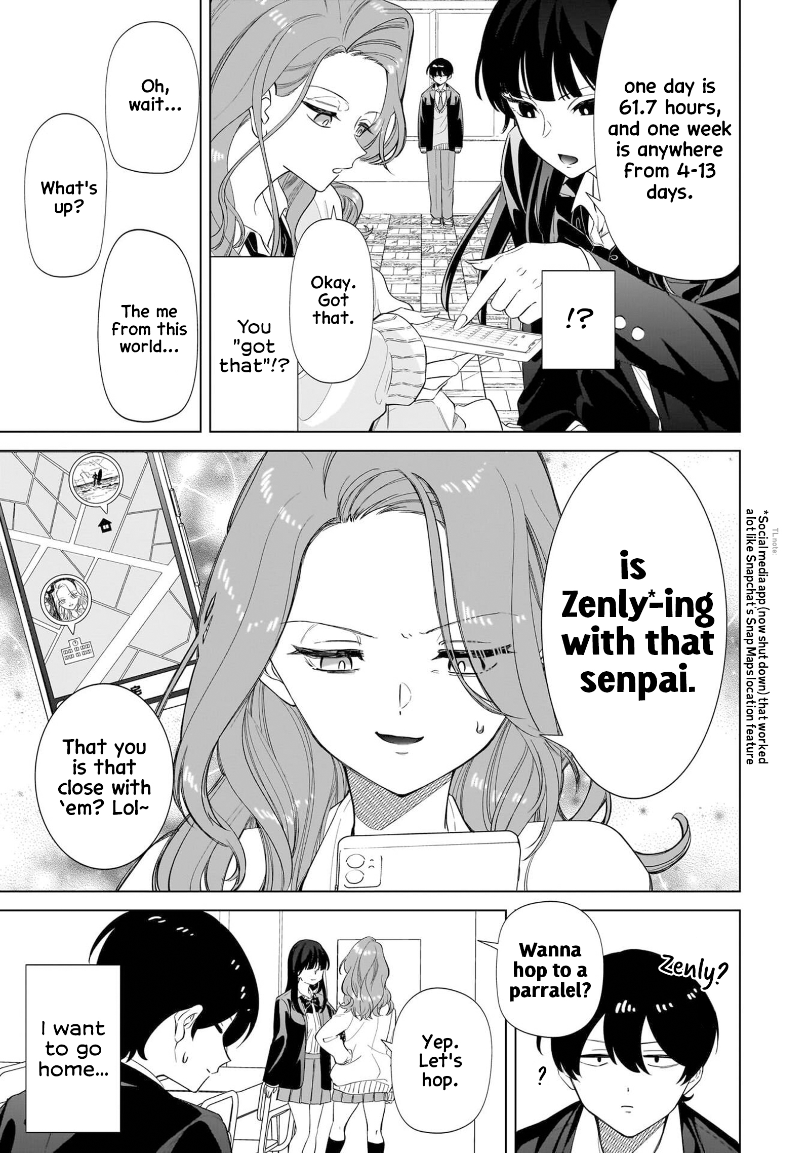 Shiretto Sugee Koto Itteru Gal. - Shiritsu Paranomaru Koukou no Nichijou Casually going to parallel worlds kinda deal 第8页