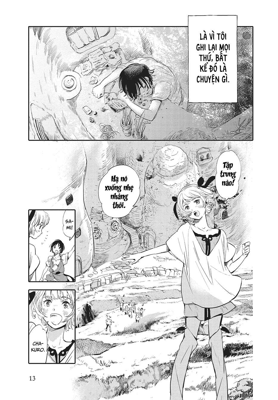 Kujira no Kora wa Sajou ni Utau Chakuro của vùng Biển Cát 第13页
