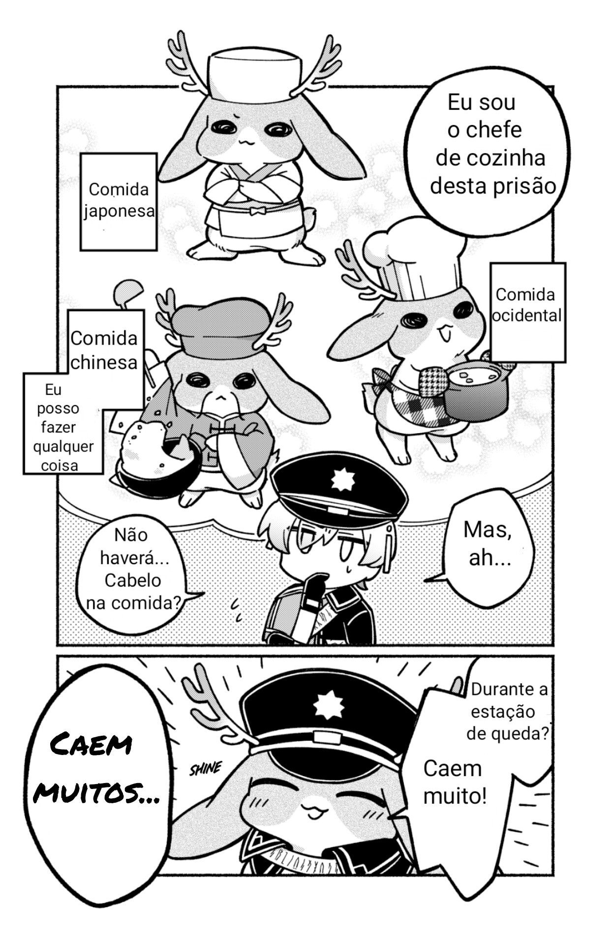 Minigram (MILGRAM 4koma) O chefe peludo 第2页