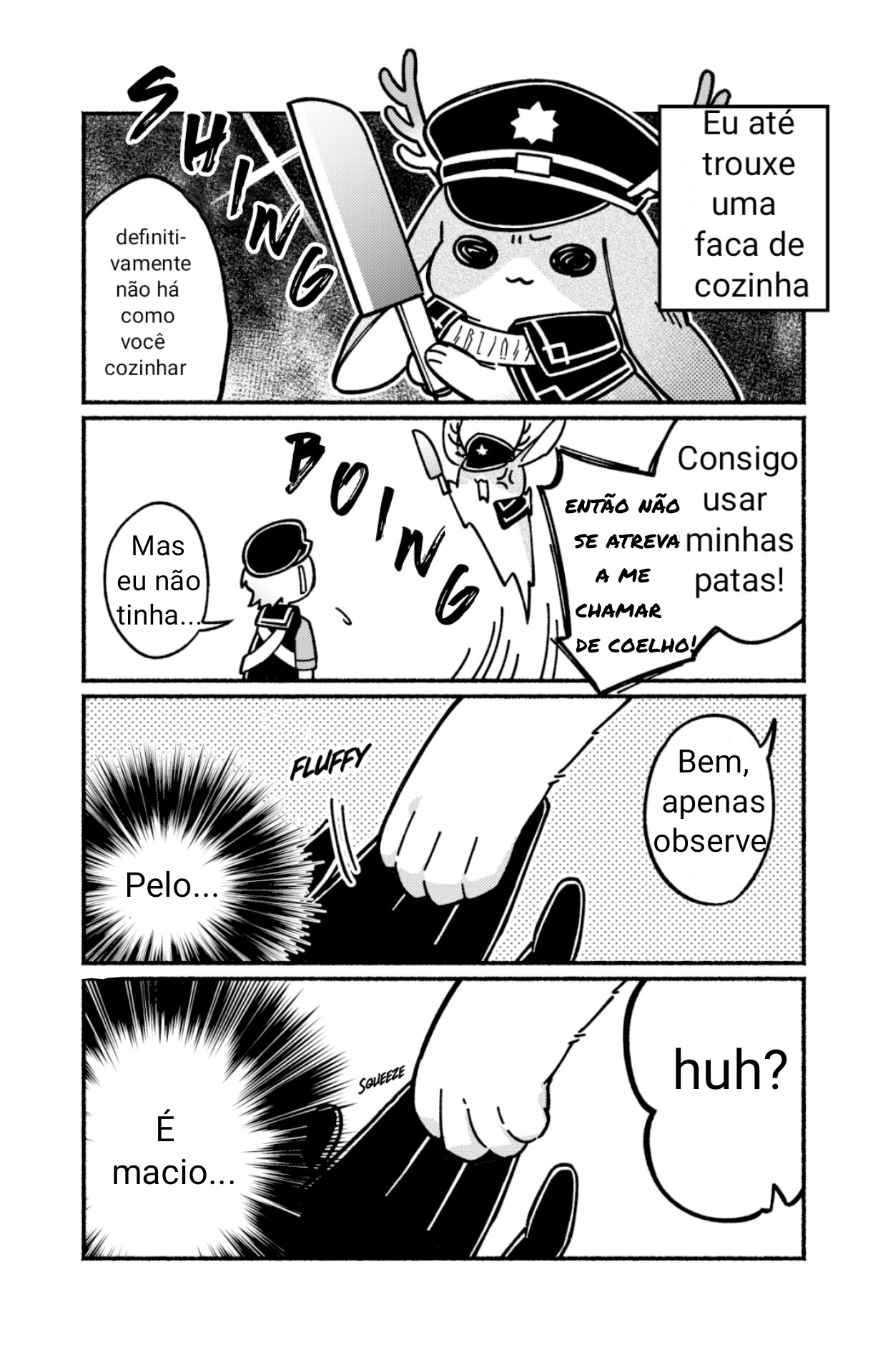 Minigram (MILGRAM 4koma) O chefe peludo 第3页