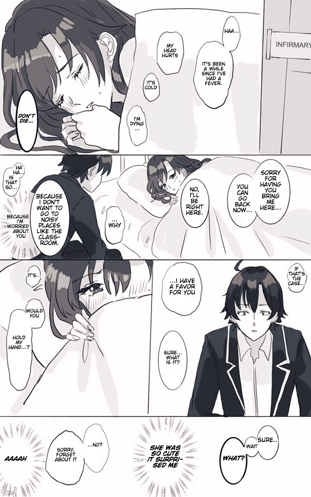 Yahari Ore no Seishun Love Come wa Machigatteiru - Hiratsu Kawaii Shizu Kawaii (Doujinshi) Hiratsuka-sensei has a cold! 第2页