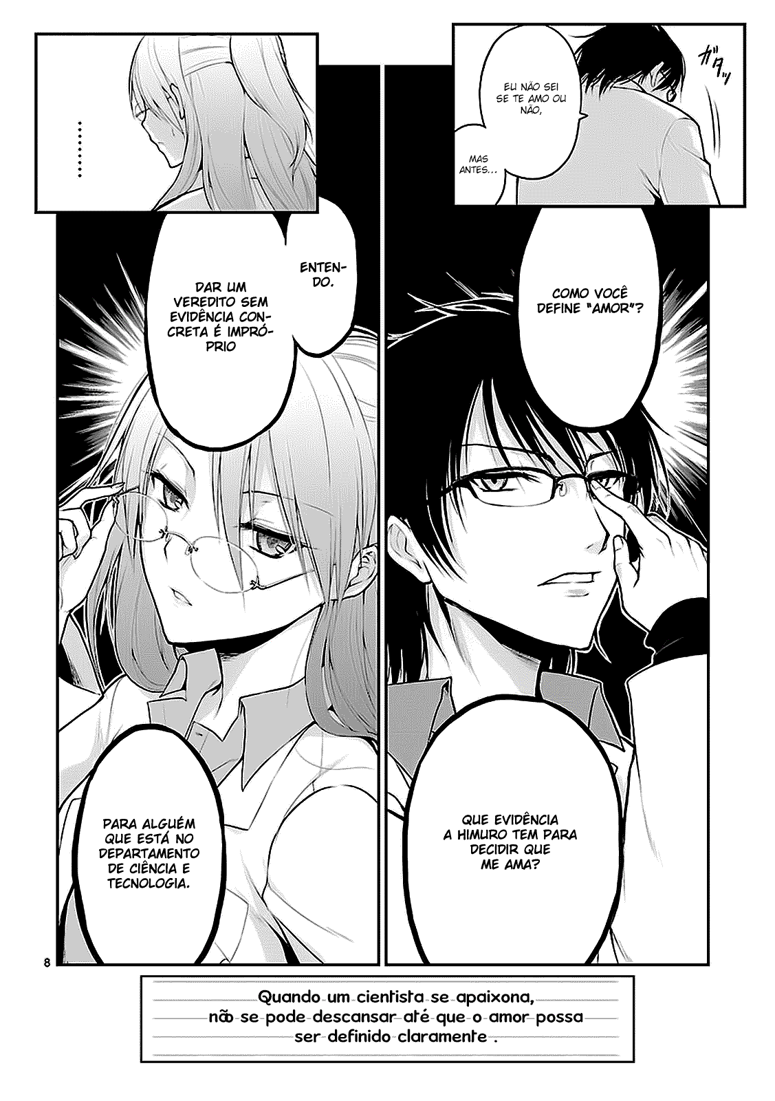 Rikei ga Koi ni Ochita no de Shoumei shitemita Prova 1: A Ciência se Apaixonou, Então Tentamos Analisar Isso 第8页