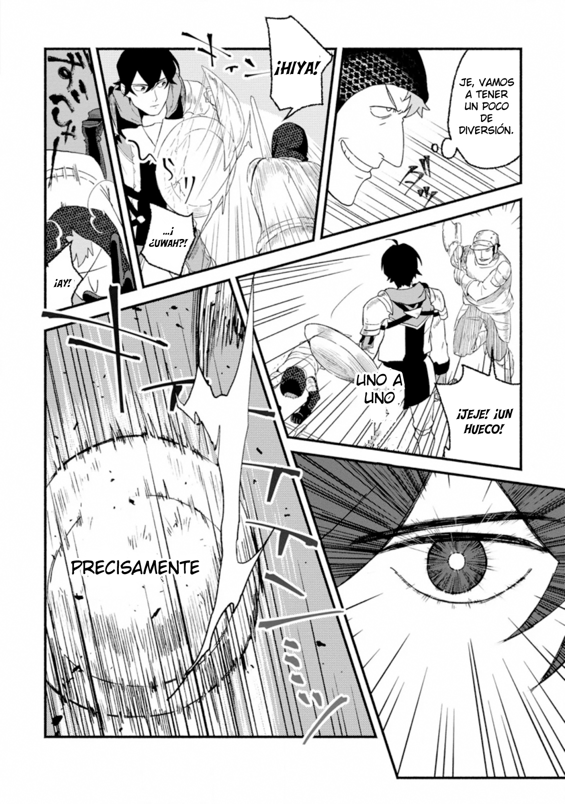 Sono Monban, Saikyou ni Tsuki: Tsuihou Sareta Bougyoryoku 9999 no Senshi, Outo no Monban to shite Musou Suru Capítulo 1 第27页