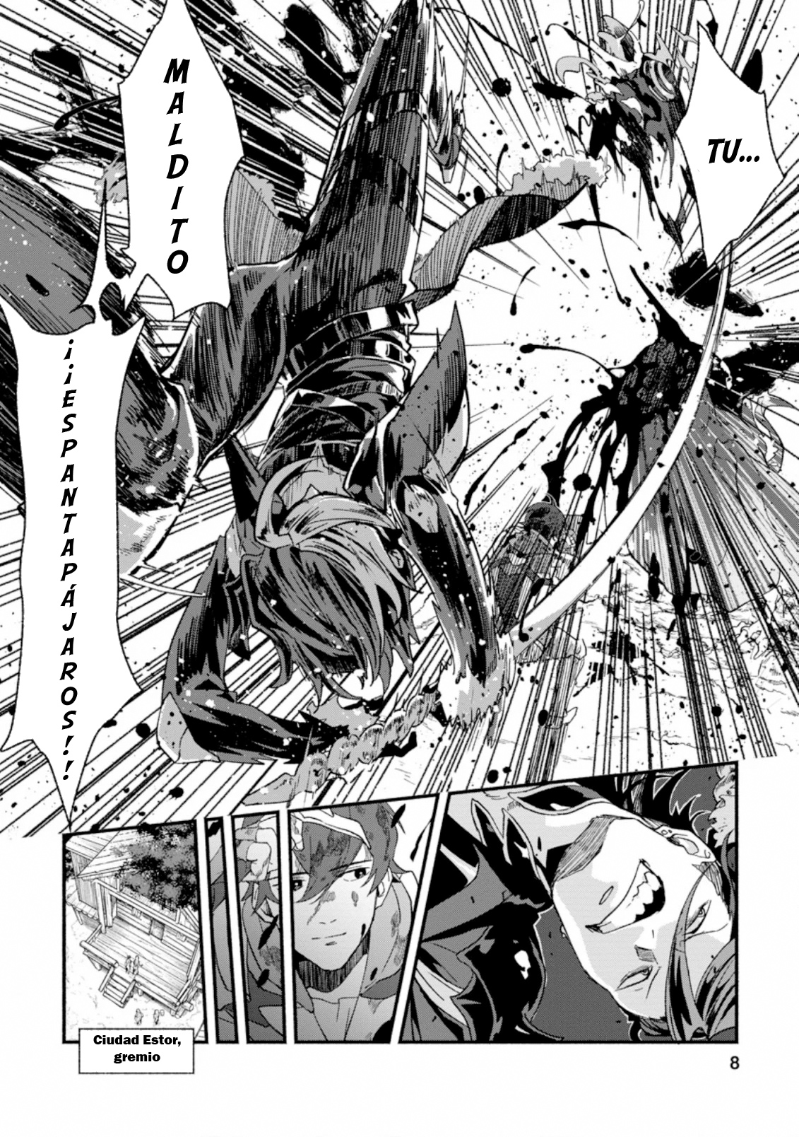 Sono Monban, Saikyou ni Tsuki: Tsuihou Sareta Bougyoryoku 9999 no Senshi, Outo no Monban to shite Musou Suru Capítulo 1 第9页