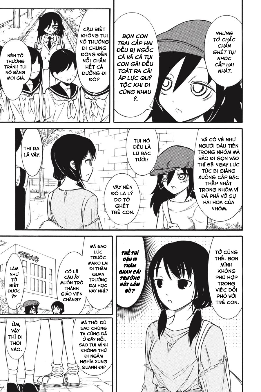 Watashi ga Motenai no wa Dou Kangaetemo Omaera ga Warui! Chap 138: Vì tôi không nổi tiếng nên tôi sẽ đi thăm quan trường đại học 第5页