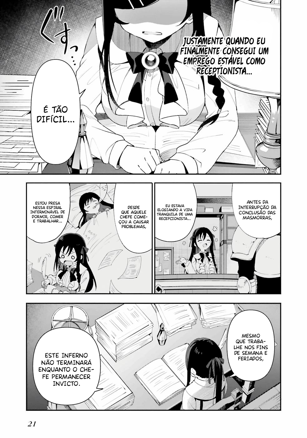 Guild no Uketsukejou Desu ga, Zangyou wa Iya Nanode Boss wo Solo Toubatsu Shiyou to Omoimasu Vol. 1 Ch. 1 第19页