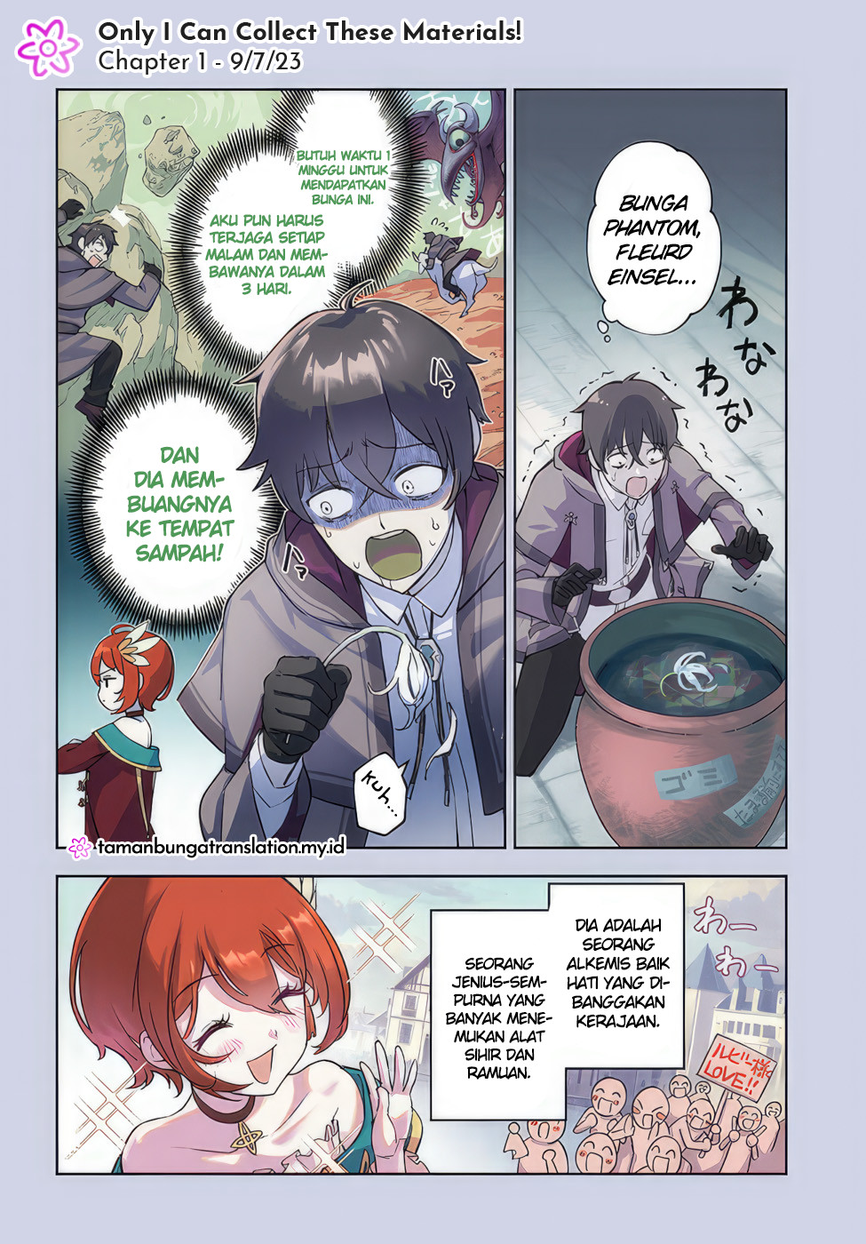 Ore Igai Dare mo Saishu Dekinai Sozai na no ni "Sozai Saishuritsu ga Hikui" to Pawahara suru Osananajimi Renkinjutsushi to Zetsuen shita Senzoku Madoushi, Henkyou no Machi de Slow Life wo Okuritai. Alkmia Genius dan Asisten yang Tak Kompeten 第5页