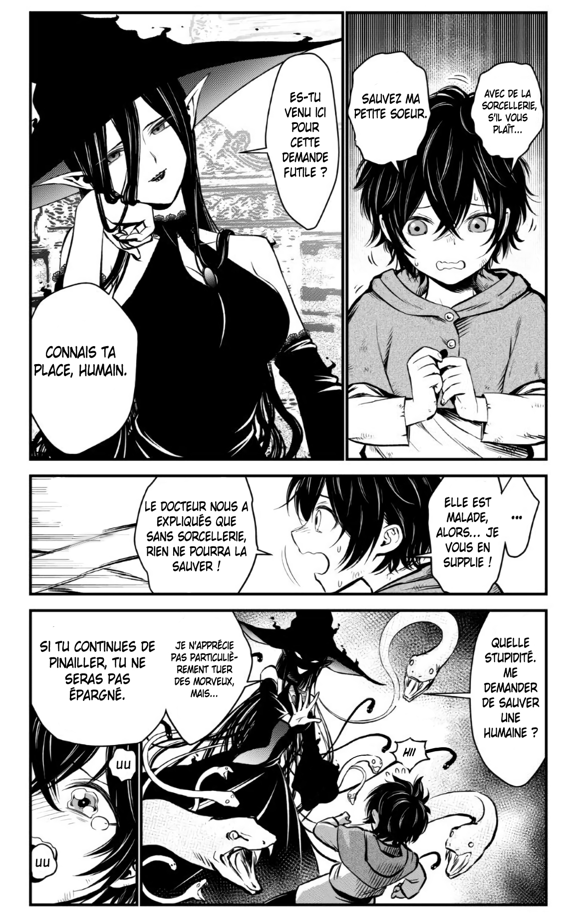 The Witch's Dealings with a Boy L'interaction de la Sorcière avec un petit garçon 第1页