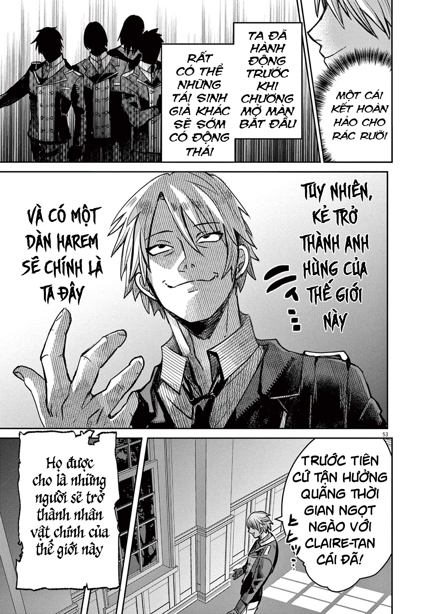 Nichiasa Suki no Otaku ga Akuyaku Seito ni Tenseishita Kekka, Hametsu Flag ga Houkaishiteiku Ken ni Tsuite Chapter 1: Hỡi dị giới, ta đã đến! 第54页