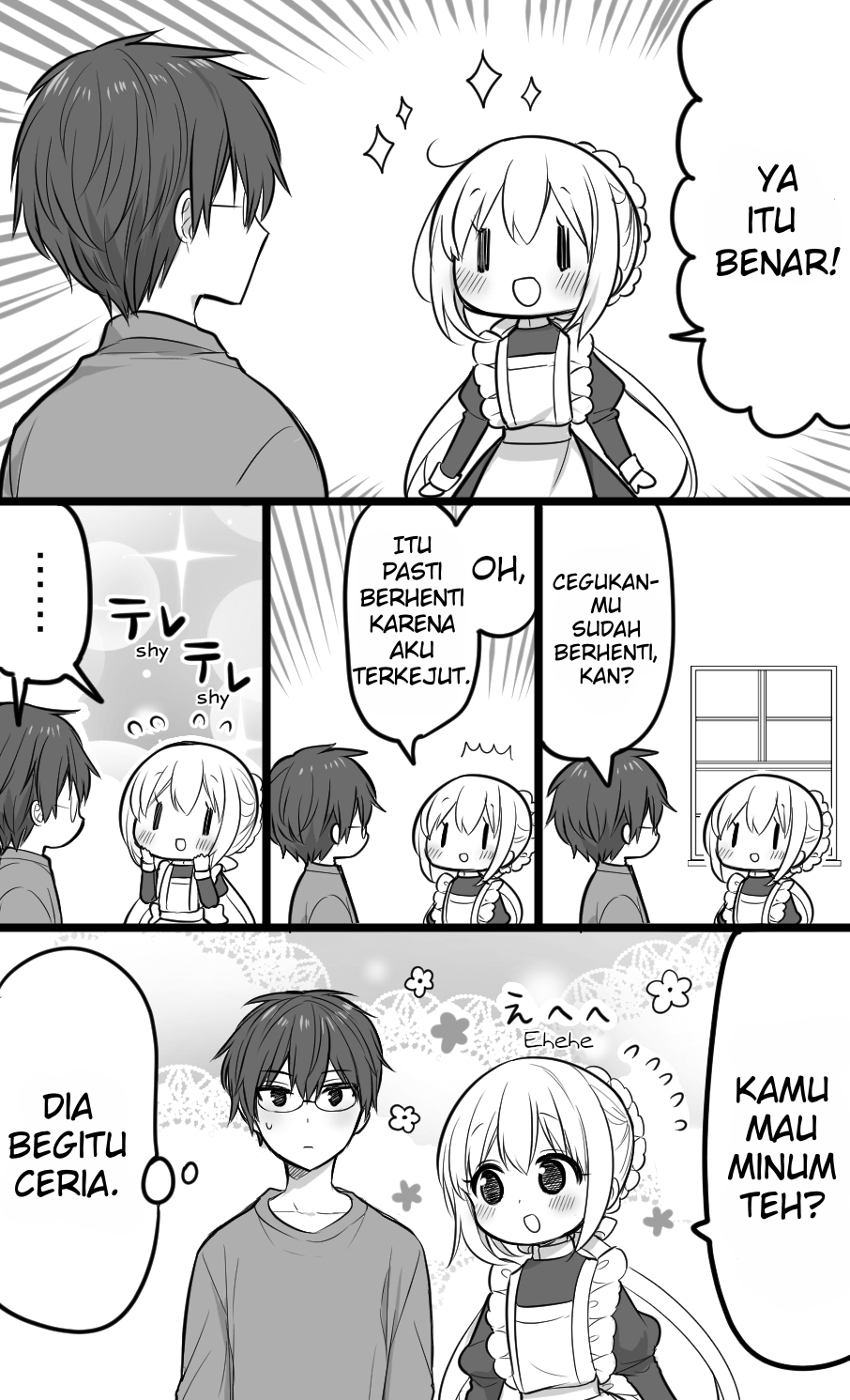 Orenchi no Maid-san 2 (Hobby) Sang Maid Khawatir Menularkannya 第4页