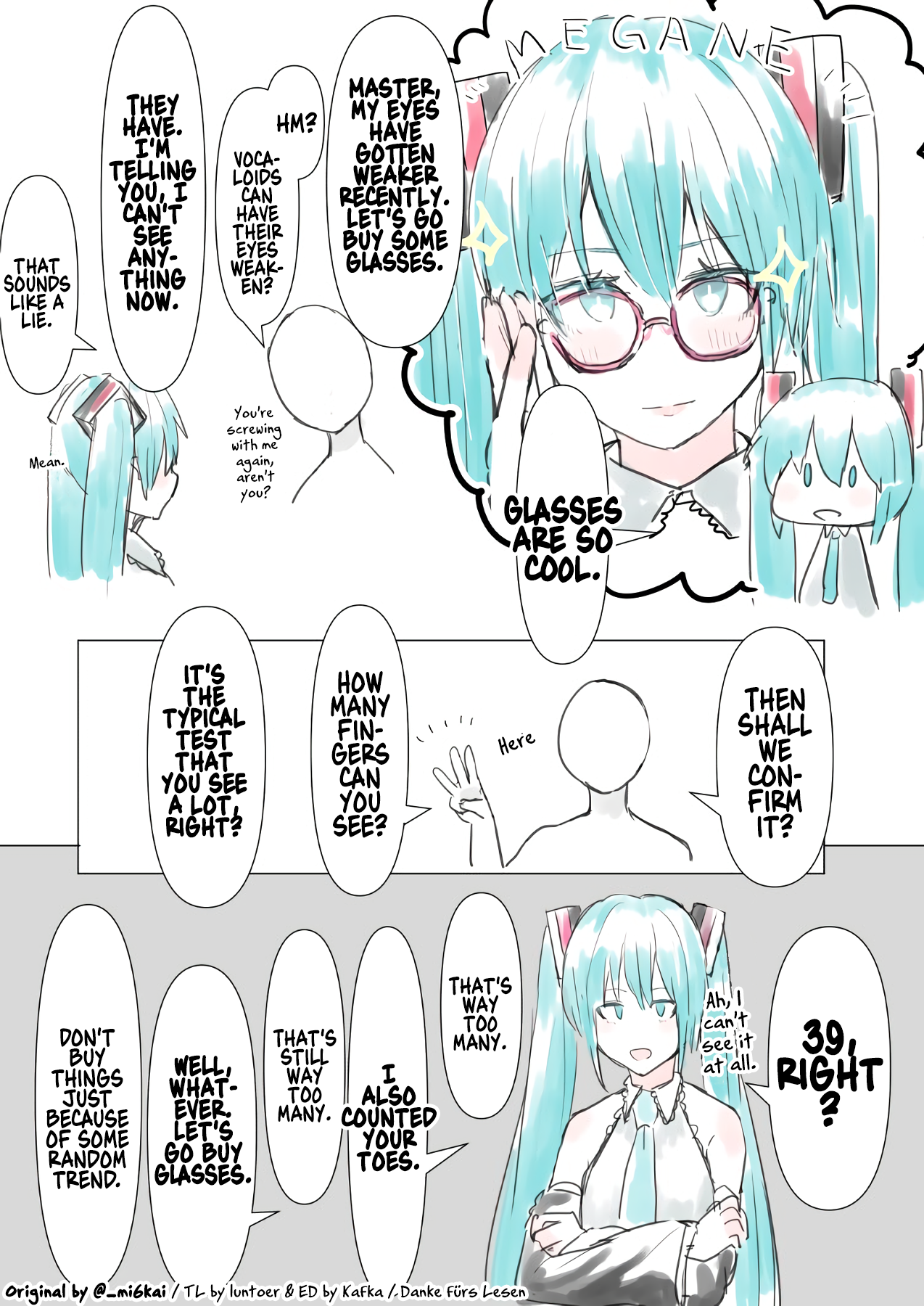 VOCALOID - The Daily Life of Master & Hatsune Miku (Doujinshi) 第4页