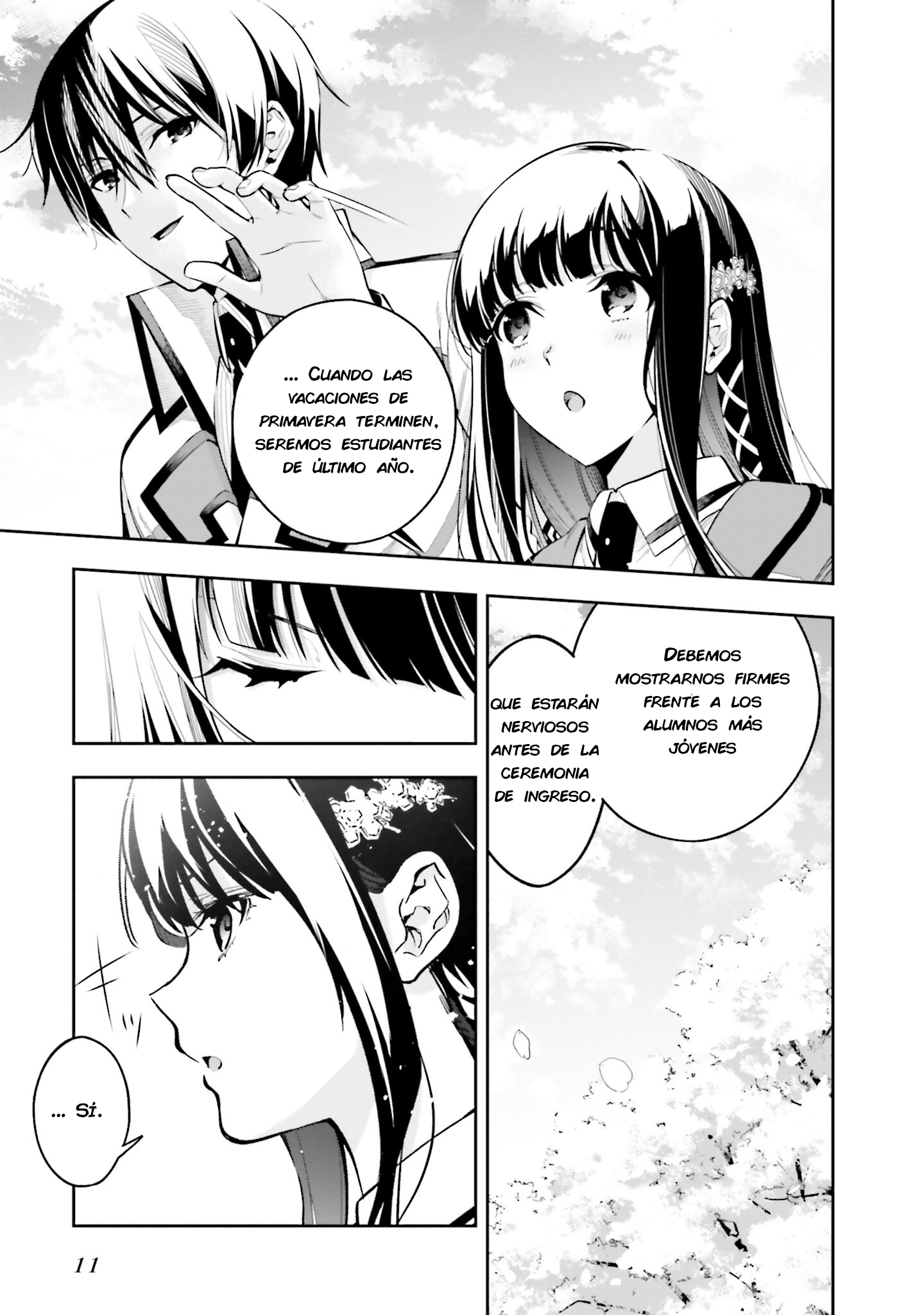 Mahouka Koukou no Rettousei - Douran no Joshou-hen Representante de los nuevos estudiantes 第12页