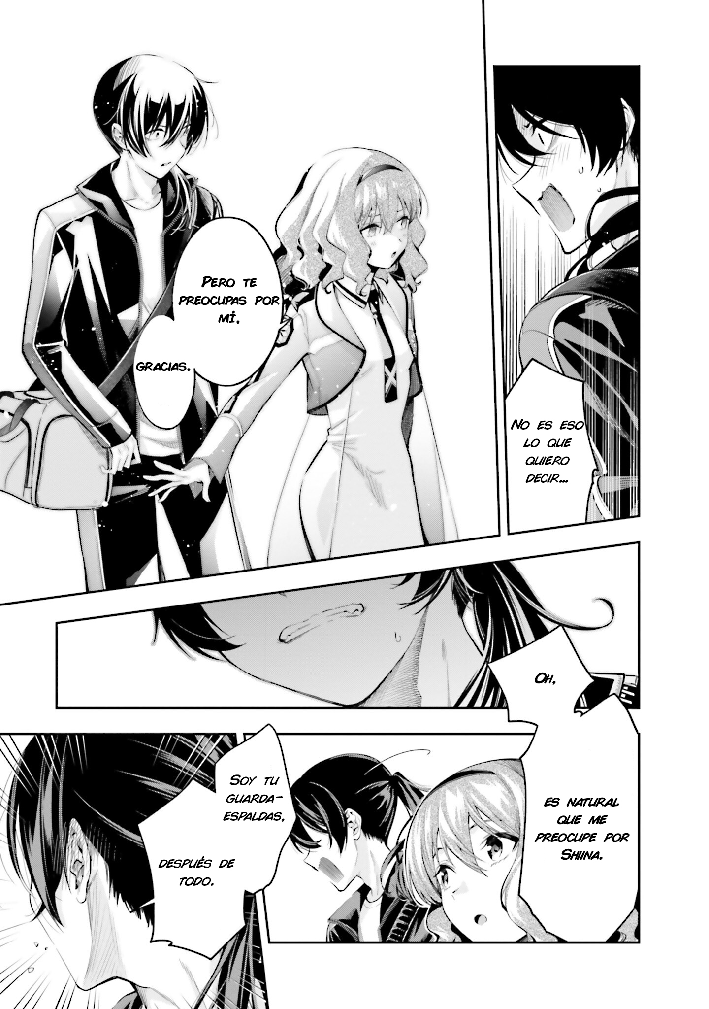 Mahouka Koukou no Rettousei - Douran no Joshou-hen Representante de los nuevos estudiantes 第28页