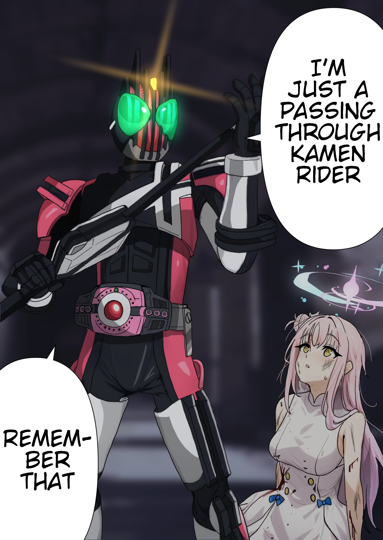 Blue Archive x Kamen Rider Decade - Schale no Kadoya Tsukasa-sensei Gainen (Doujinshi) 第3页