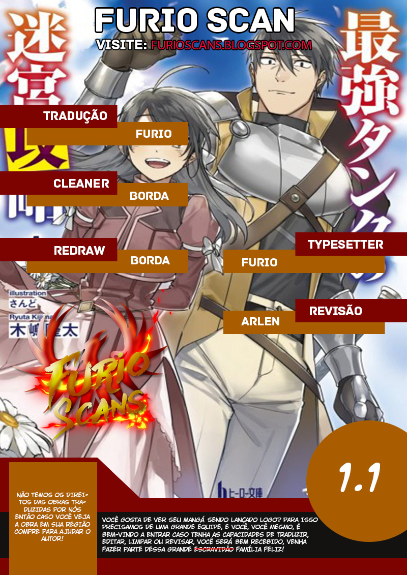 Saikyou Tank no Meikyuu Kouryaku ~Tairyoku 9999 no Rare Skill-mochi Tank, Yuusha Party wo Tsuihou Sareru~ Vol. 1 Ch. 1.1 第1页