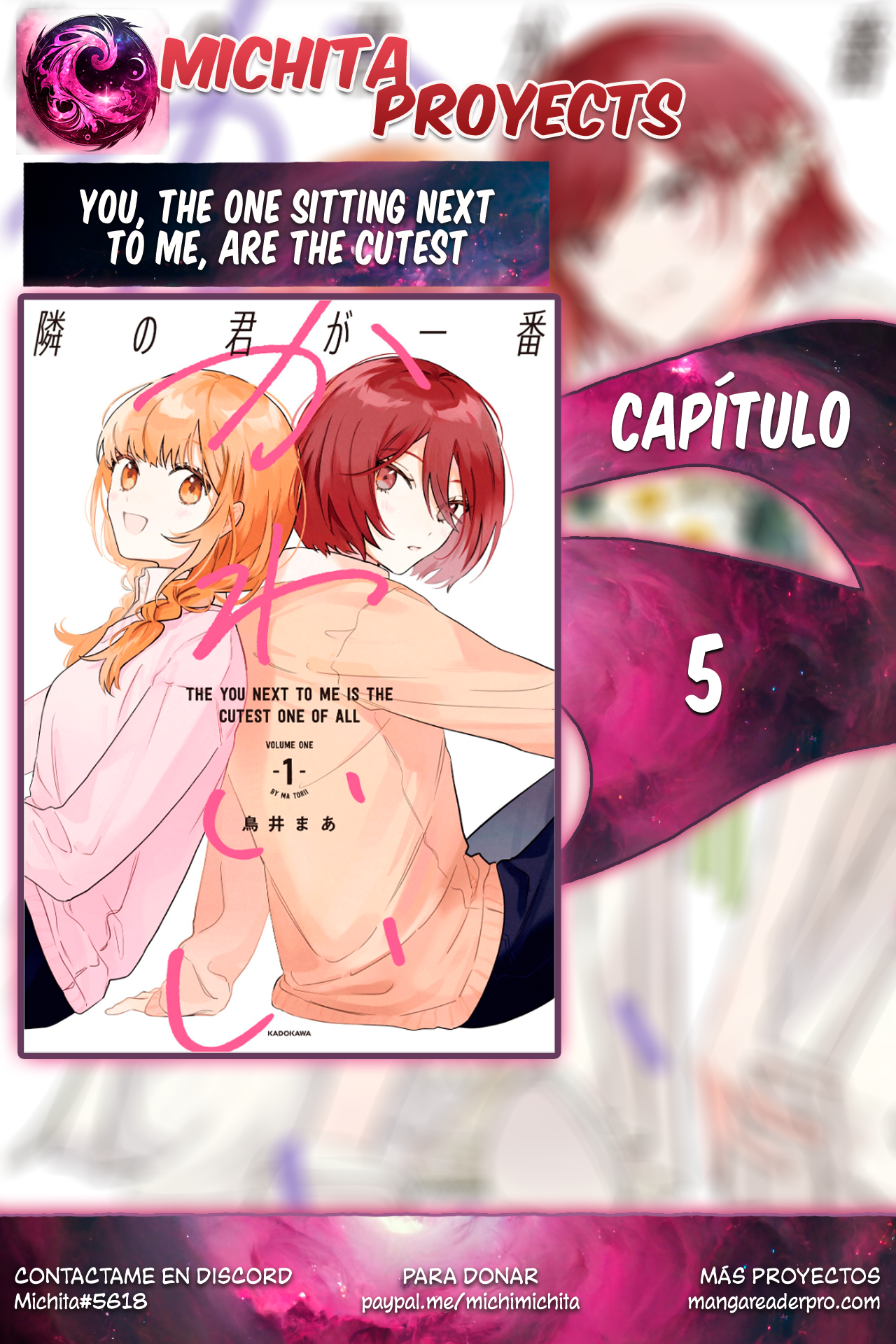 You, the One Sitting Next to Me, Are the Cutest. Ch. 5 第1页