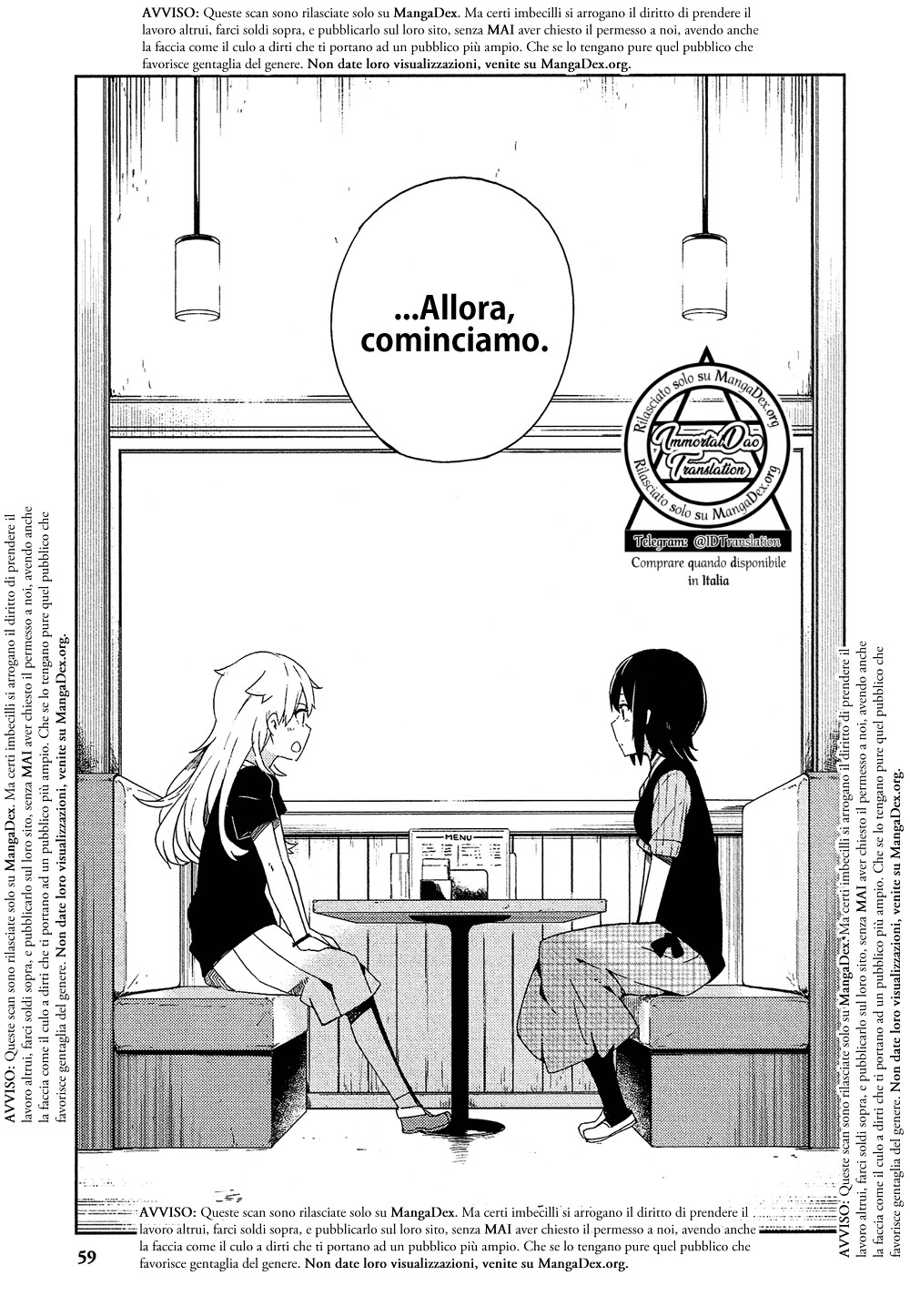 Ookami Shounen wa Kyou mo Uso o Kasaneru 1° Contatto 第59页