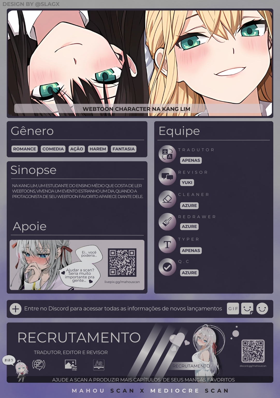 Webtoon Character Na Kang Lim A razão para gostar! 第1页