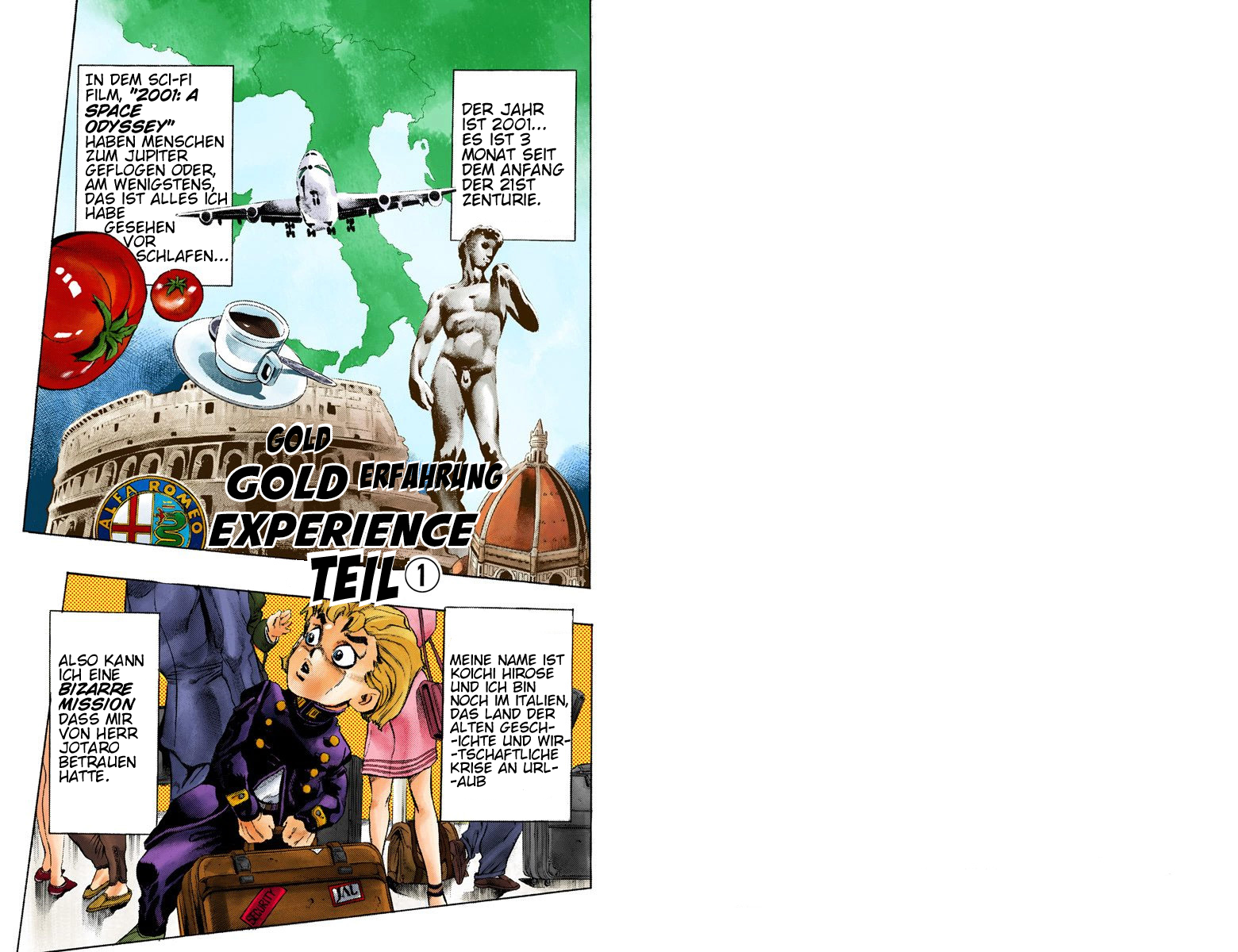 JoJo no Kimyou na Bouken Part 5: Ougon no Kaze (Official Colored) Gold Erfahrung - Teil 1 第3页