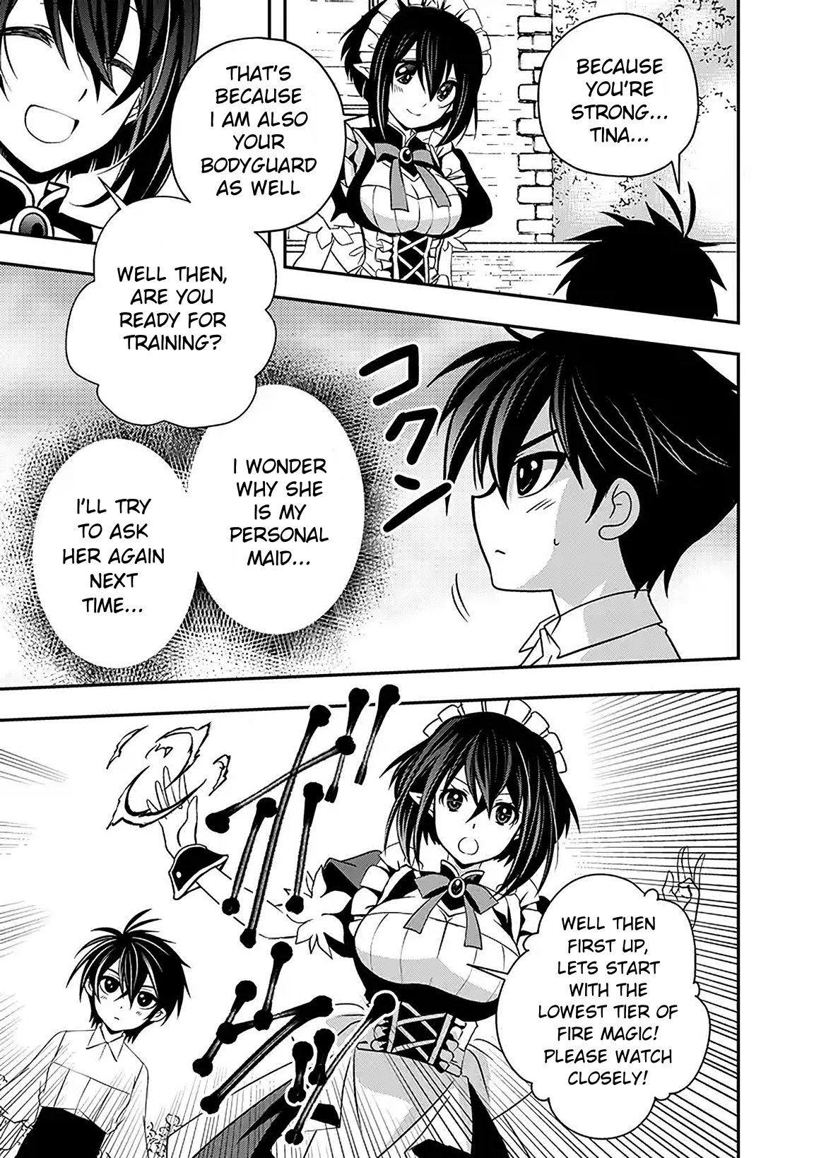 Level 1 no Saikyou Kenja: Noroi de Saikakyuu Mahou shika Tsukaenai kedo, Kami no Kanchigai no Mugen no Maryoku o Te ni Ire Saikyou ni My personal maid was the great-grandchild of the hero 第15页
