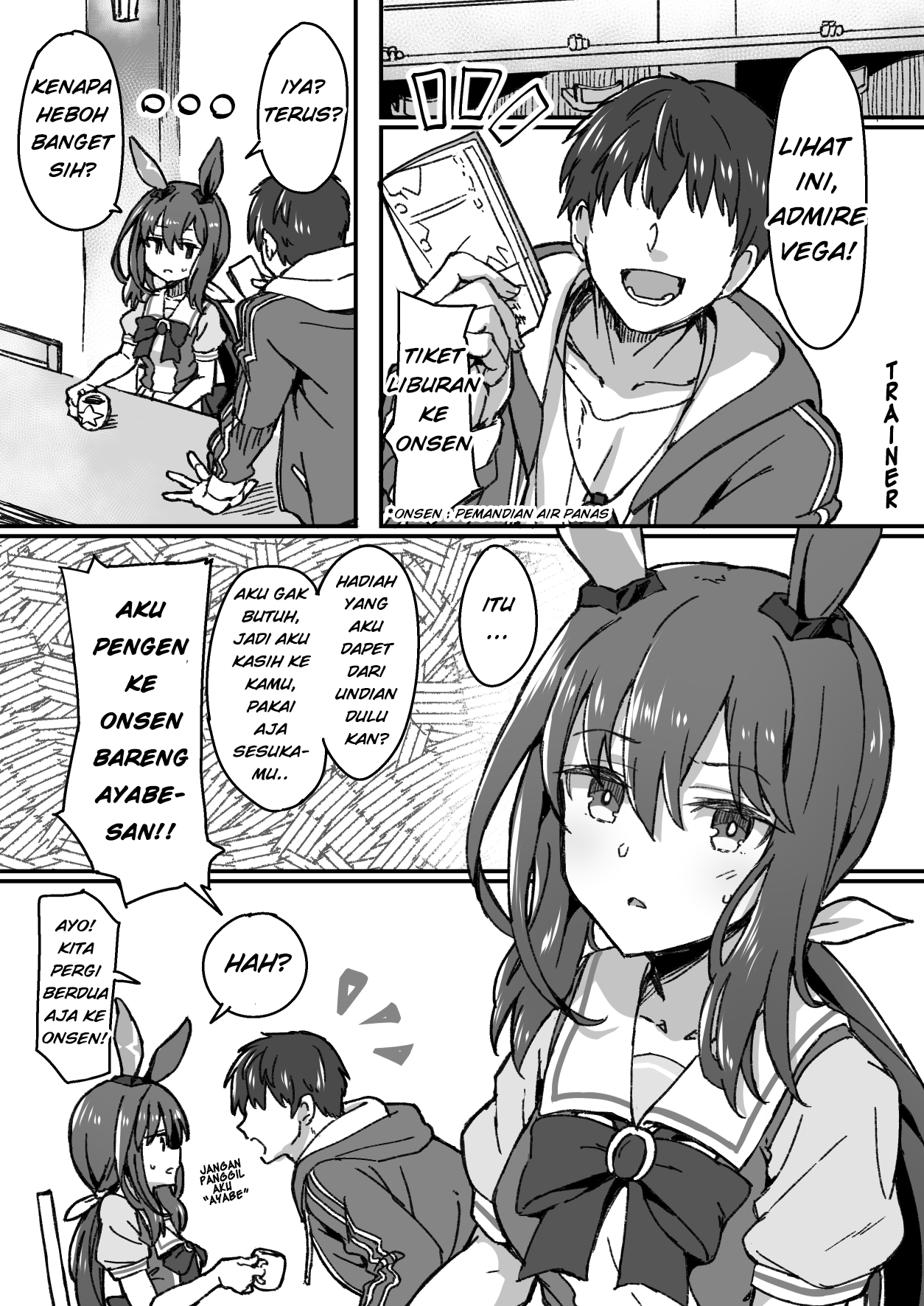 Uma Musume Pretty Derby - Admire Vega is Suki (Doujinshi) Admire Vega dan Onsen 第2页