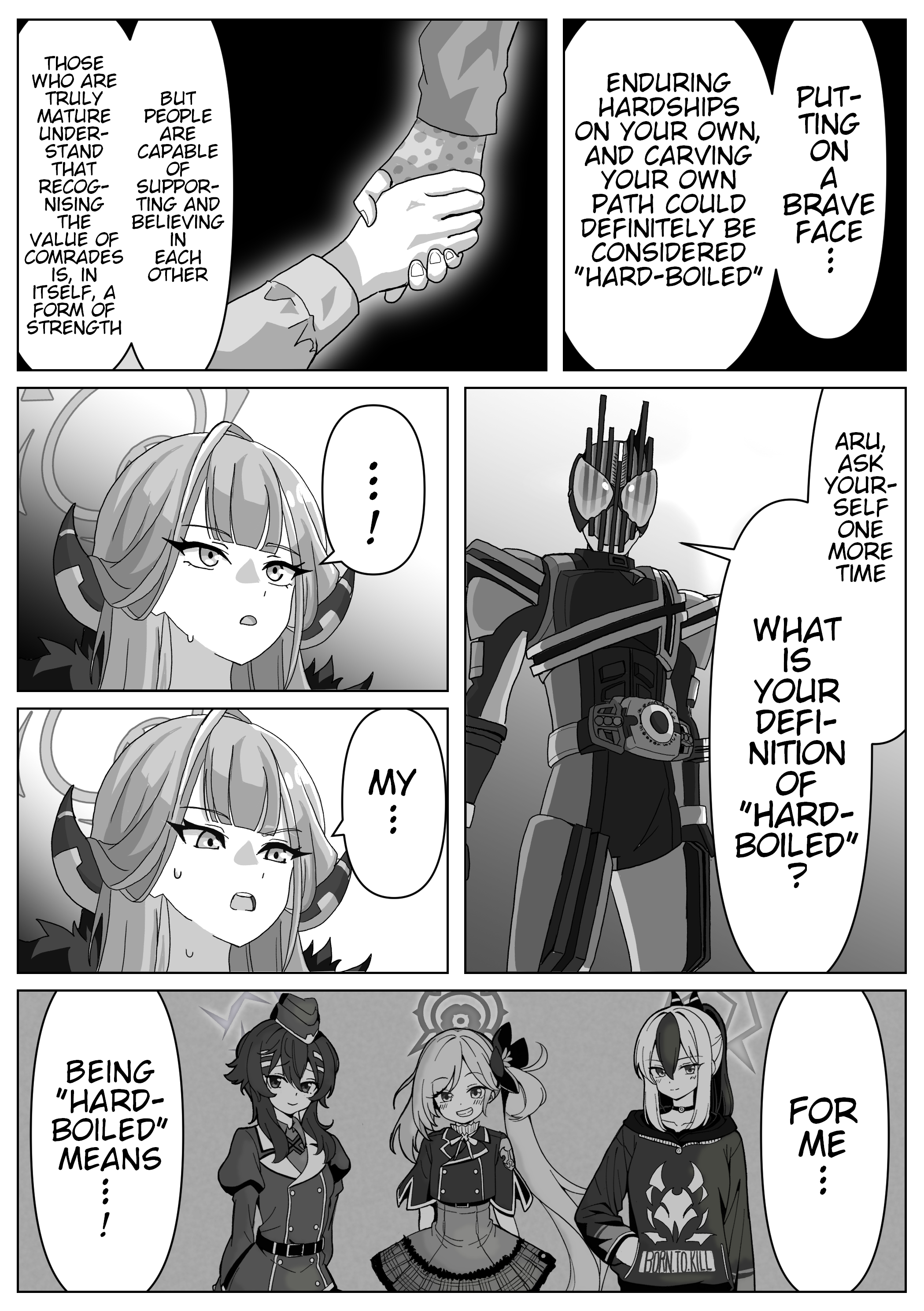 Blue Archive x Kamen Rider Decade - Schale no Kadoya Tsukasa-sensei Gainen (Doujinshi) Problem Solver S / That's Your Hard-Boiled 第2页