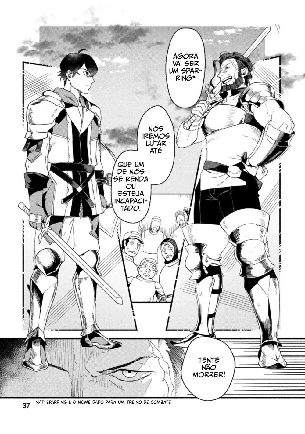 Sono Monban, Saikyou ni Tsuki: Tsuihou Sareta Bougyoryoku 9999 no Senshi, Outo no Monban to shite Musou Suru Vol. 1 Ch. 2 第6页