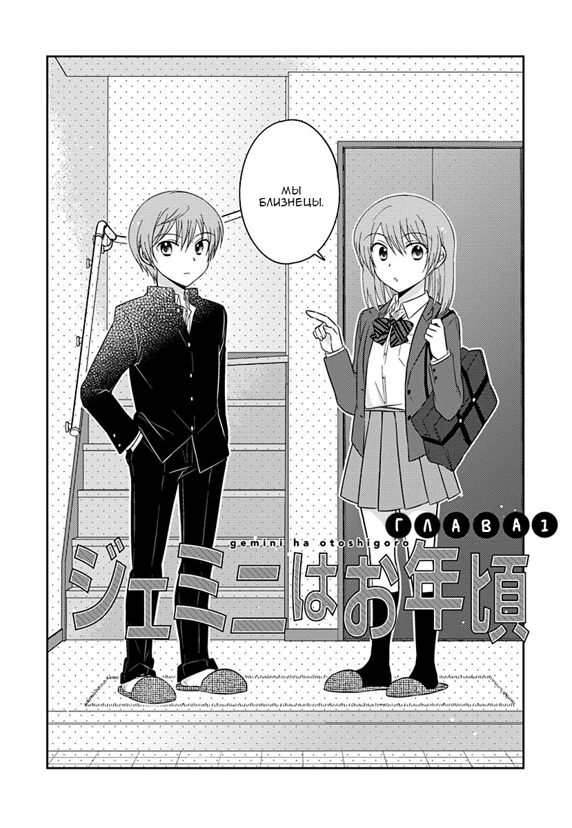 Gemini wa Otoshigoro Глава 1: Близнецы моих лет 第2页