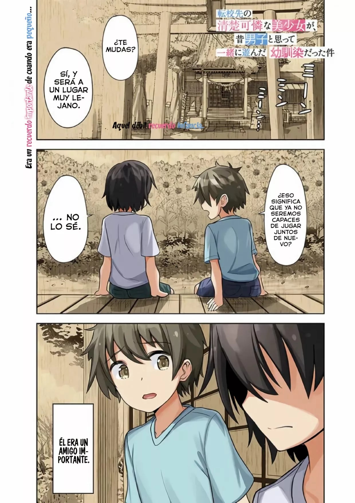 Tenkousaki no Seiso Karen na Bishoujo ga, Mukashi Danshi to Omotte Issho ni Asonda Osananajimi datta Ken Vol. 1 Ch. 1 第3页