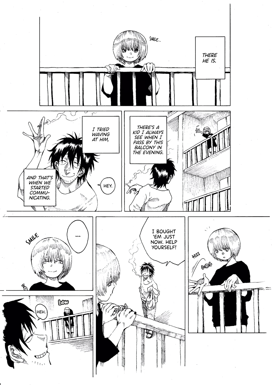 Short Comic Collection The Kid on the Balcony 第1页