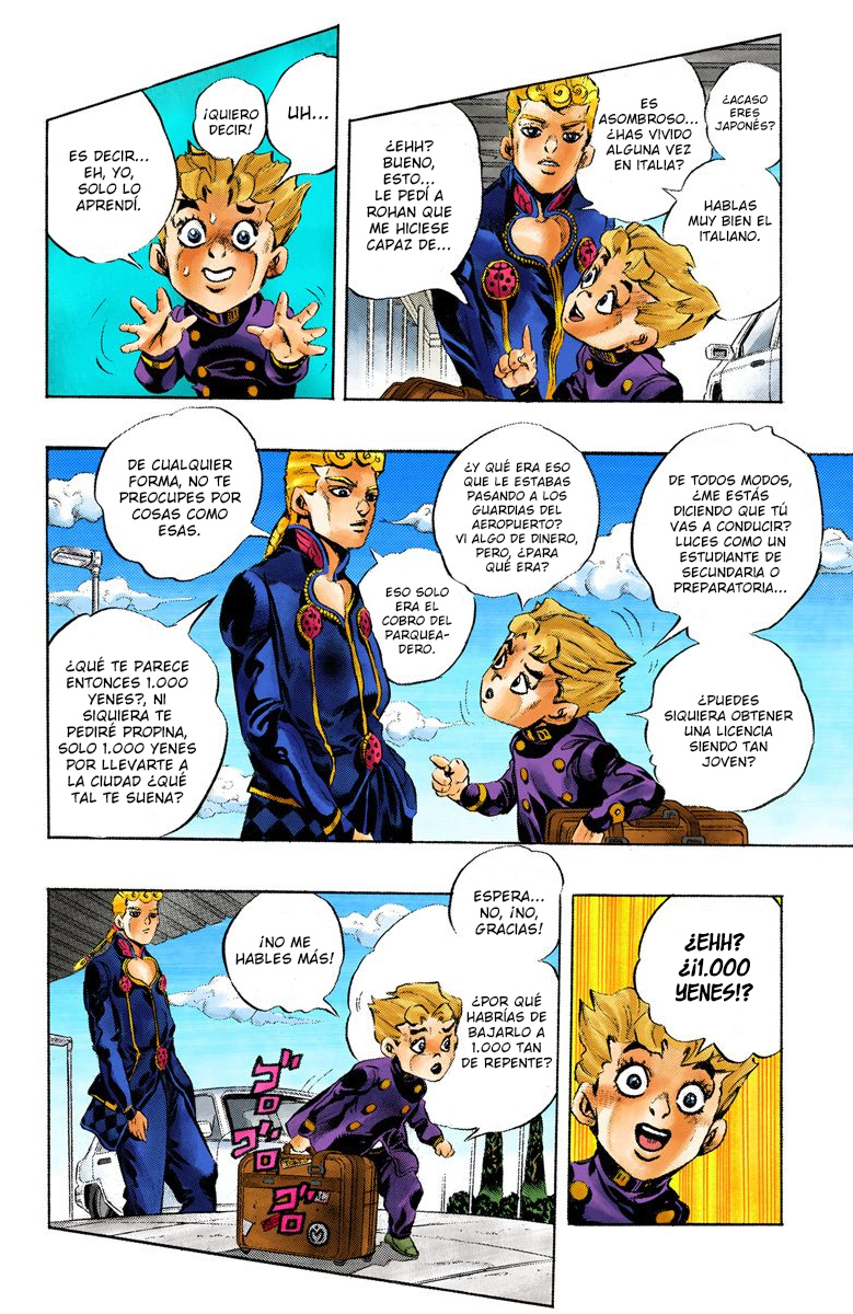 JoJo no Kimyou na Bouken Part 5: Ougon no Kaze (Official Colored) Gold Experience parte 1 (Color Español) 第11页