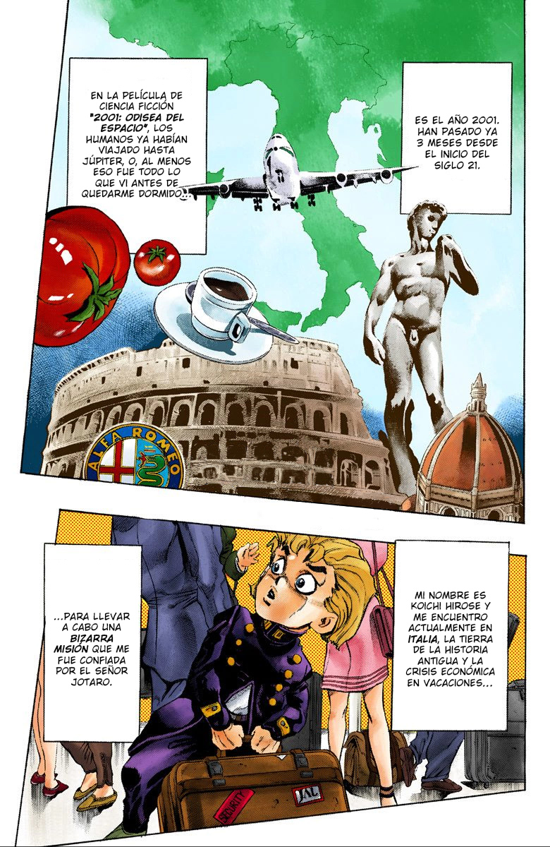 JoJo no Kimyou na Bouken Part 5: Ougon no Kaze (Official Colored) Gold Experience parte 1 (Color Español) 第3页