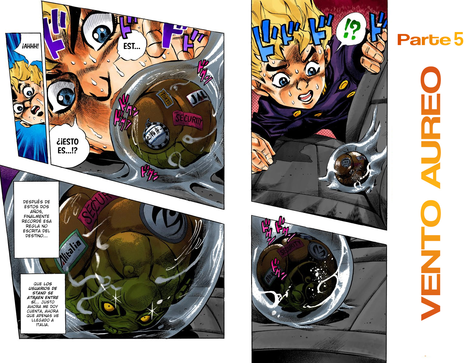 JoJo no Kimyou na Bouken Part 5: Ougon no Kaze (Official Colored) Gold Experience parte 1 (Color Español) 第21页