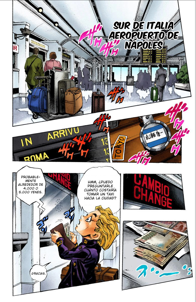 JoJo no Kimyou na Bouken Part 5: Ougon no Kaze (Official Colored) Gold Experience parte 1 (Color Español) 第5页