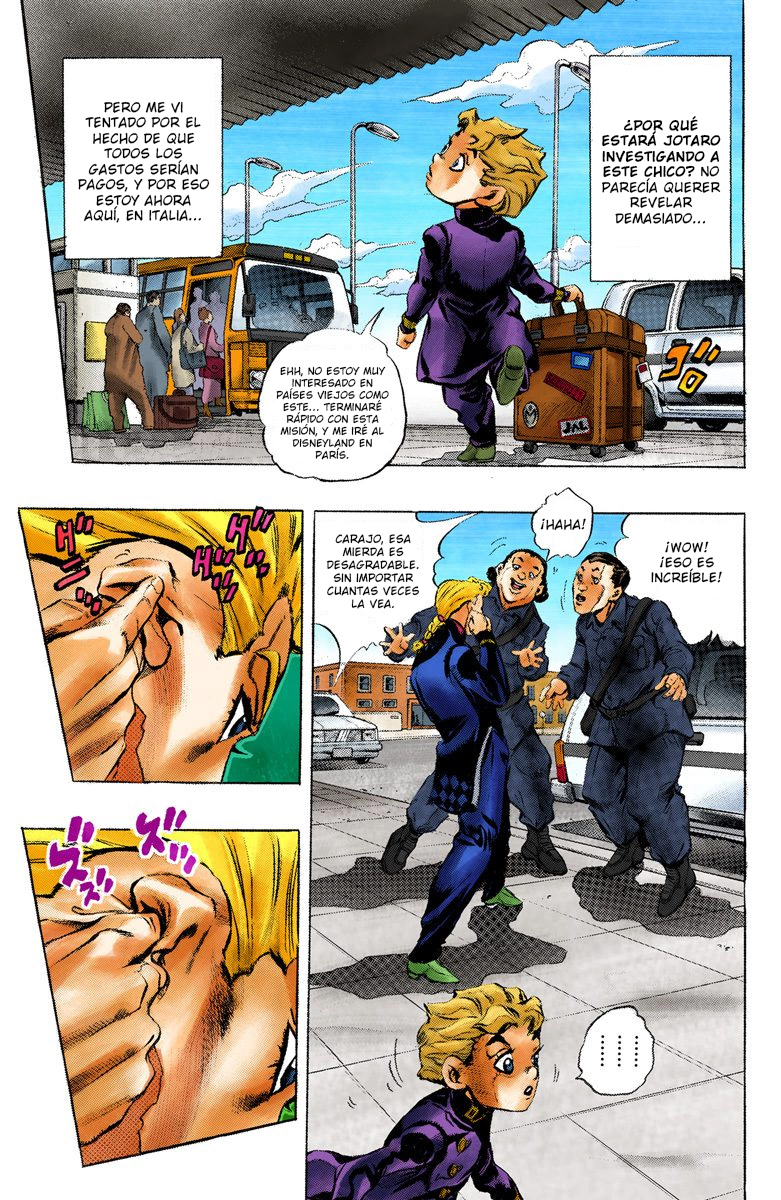 JoJo no Kimyou na Bouken Part 5: Ougon no Kaze (Official Colored) Gold Experience parte 1 (Color Español) 第8页