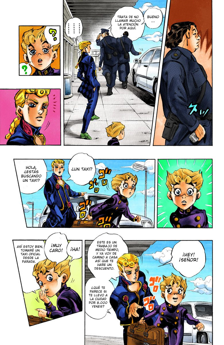 JoJo no Kimyou na Bouken Part 5: Ougon no Kaze (Official Colored) Gold Experience parte 1 (Color Español) 第10页