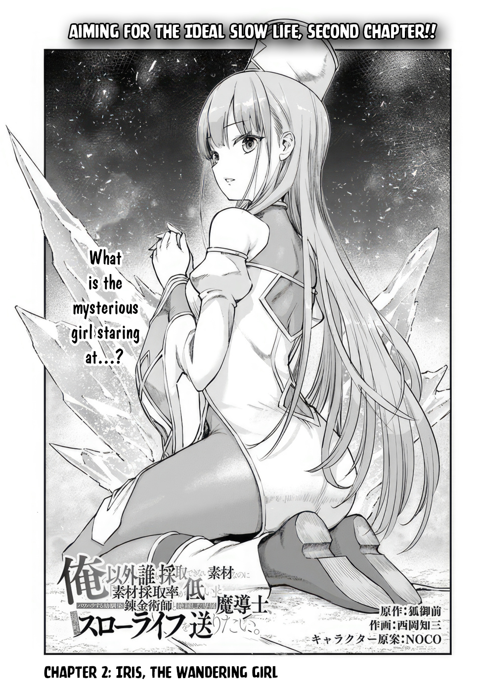 Ore Igai Dare mo Saishu Dekinai Sozai na no ni "Sozai Saishuritsu ga Hikui" to Pawahara suru Osananajimi Renkinjutsushi to Zetsuen shita Senzoku Madoushi, Henkyou no Machi de Slow Life wo Okuritai. Iris, The Wandering girl 第1页