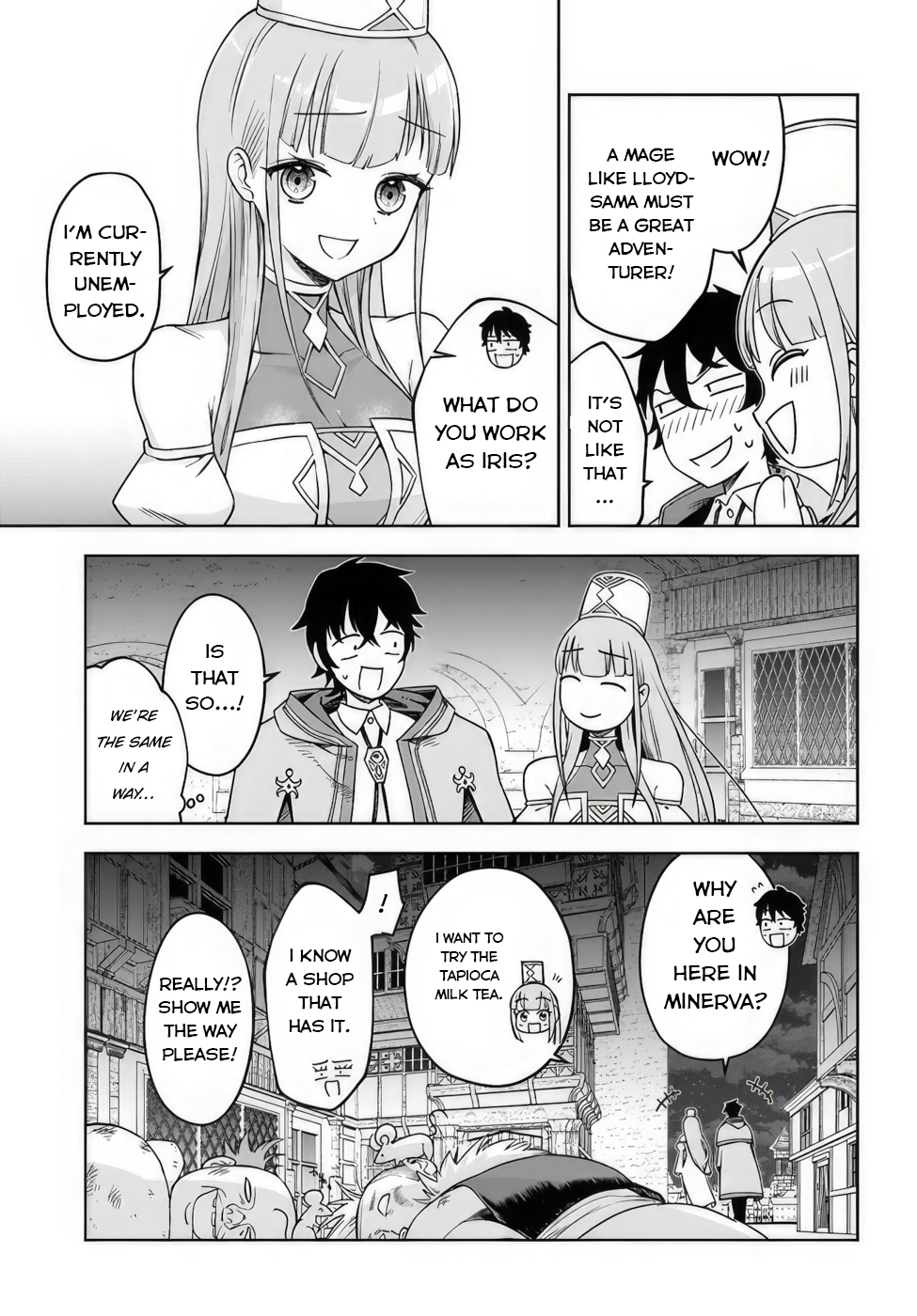 Ore Igai Dare mo Saishu Dekinai Sozai na no ni "Sozai Saishuritsu ga Hikui" to Pawahara suru Osananajimi Renkinjutsushi to Zetsuen shita Senzoku Madoushi, Henkyou no Machi de Slow Life wo Okuritai. Iris, The Wandering girl 第21页