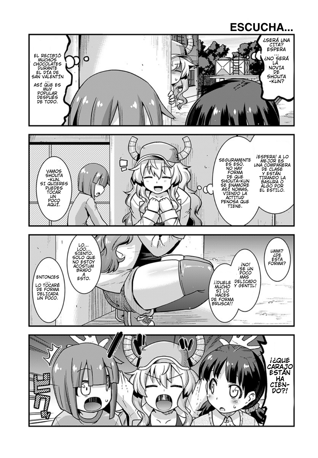 Kobayashi-san Chi no Maid Dragon: Lucoa wa Boku no ×× Desu Los conejos y yo 第7页