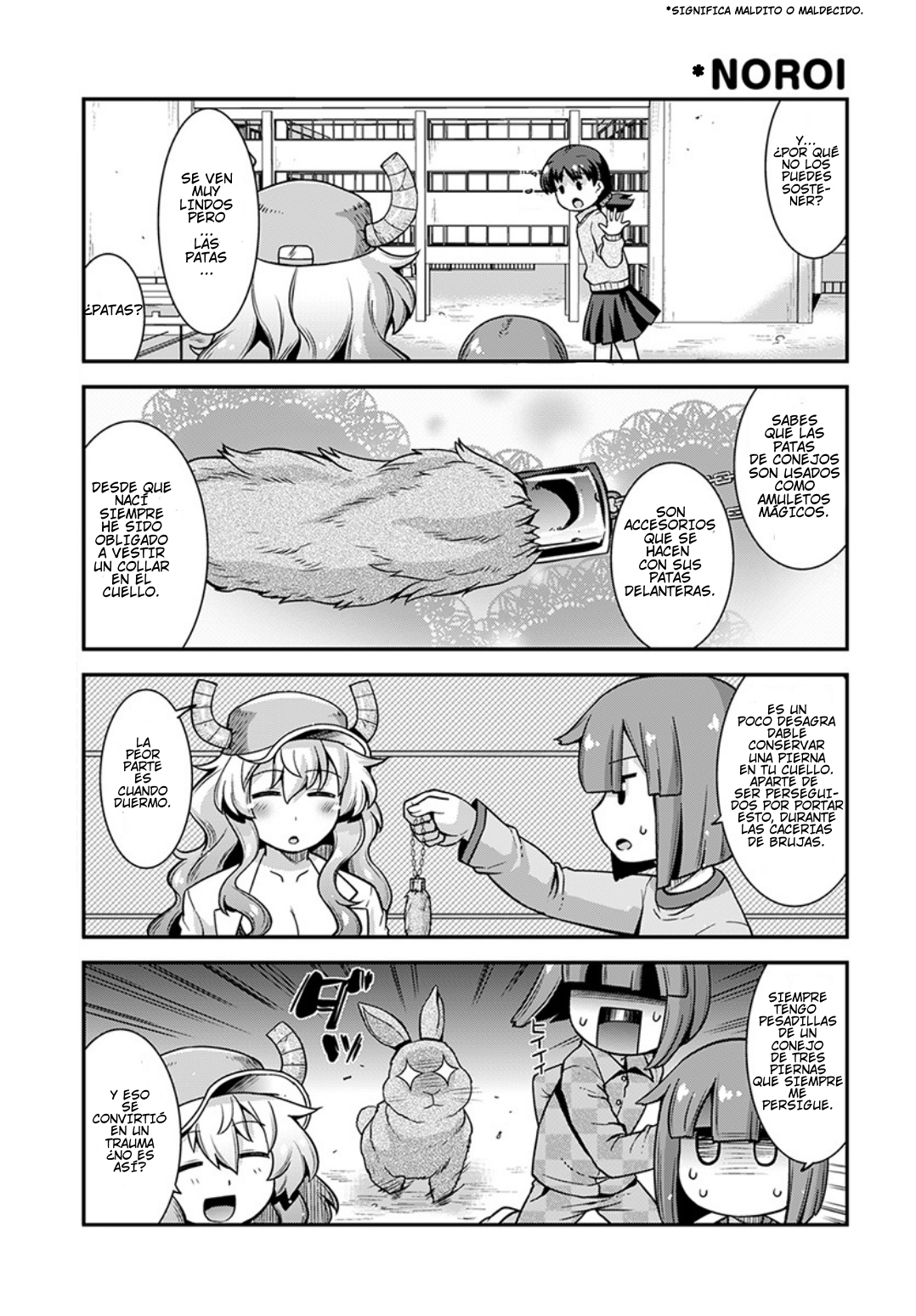 Kobayashi-san Chi no Maid Dragon: Lucoa wa Boku no ×× Desu Los conejos y yo 第9页