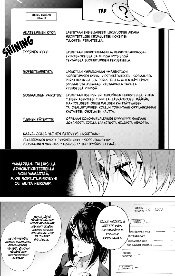 Youkoso Jitsuryoku Shijou Shugi no Kyoushitsu e: 2-nensei-hen Huone 1 第19页