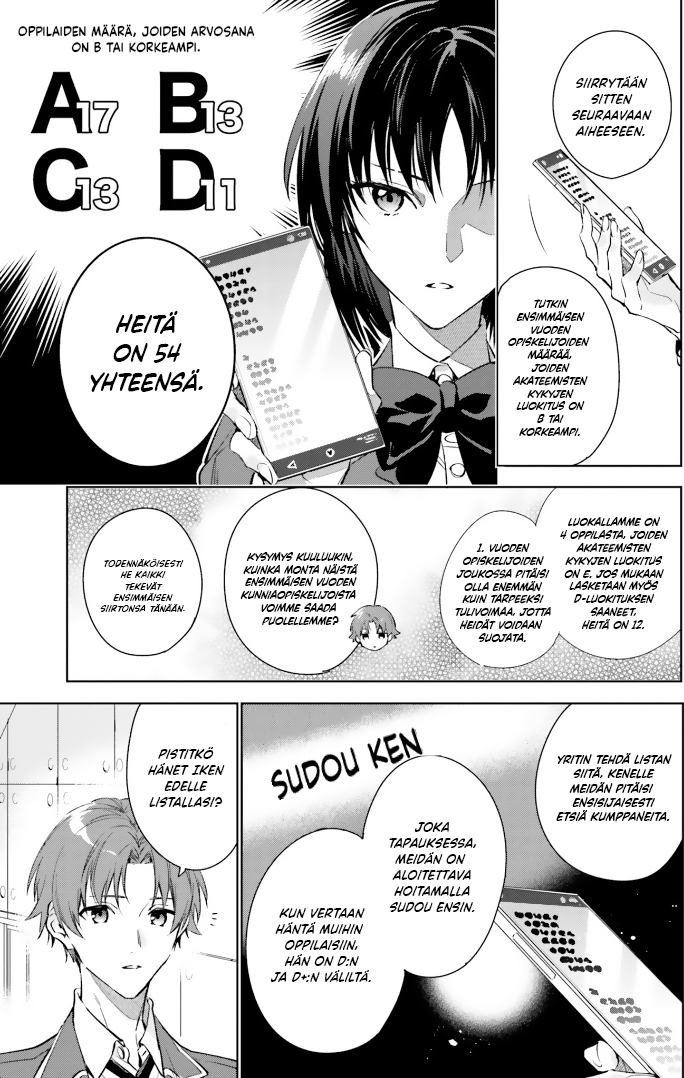 Youkoso Jitsuryoku Shijou Shugi no Kyoushitsu e: 2-nensei-hen Huone 1 第38页