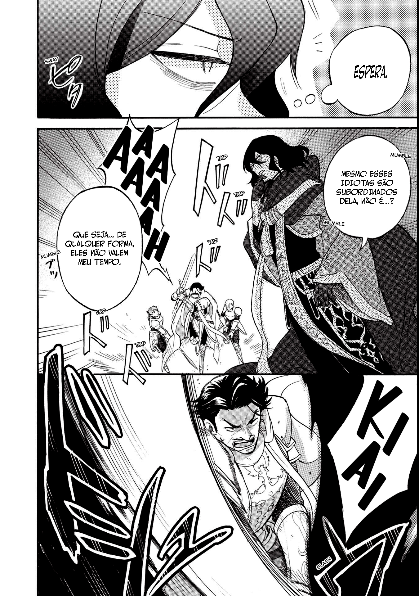 Akuyuu no Ore ga Ponkotsu Kishi o Miterarenain da ga, Dou Sewa o Yakya Ii?: Madome Gaiden O dilema de um vilão: Como não interferir demais na vida de uma cavaleira sagrada desastrada 第13页
