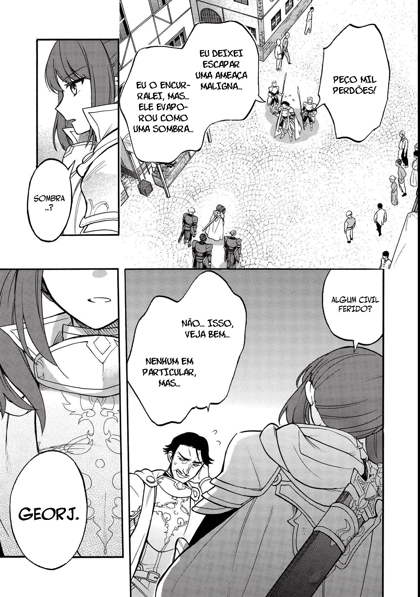 Akuyuu no Ore ga Ponkotsu Kishi o Miterarenain da ga, Dou Sewa o Yakya Ii?: Madome Gaiden O dilema de um vilão: Como não interferir demais na vida de uma cavaleira sagrada desastrada 第17页