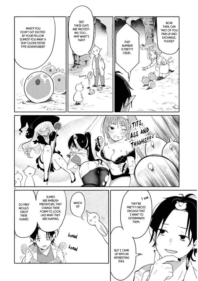 Genkai Dungeon no Hanshoku Jijou The Slime Breeding Plan 第9页